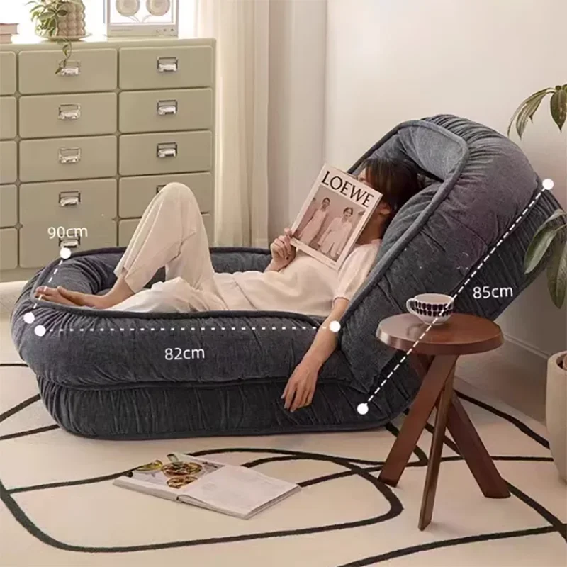 Luie verstelbare woonkamerbank Relax fauteuil Moderne zachte volwassenen bank Enkel lezen Grote Divani Soggiorno meubelen