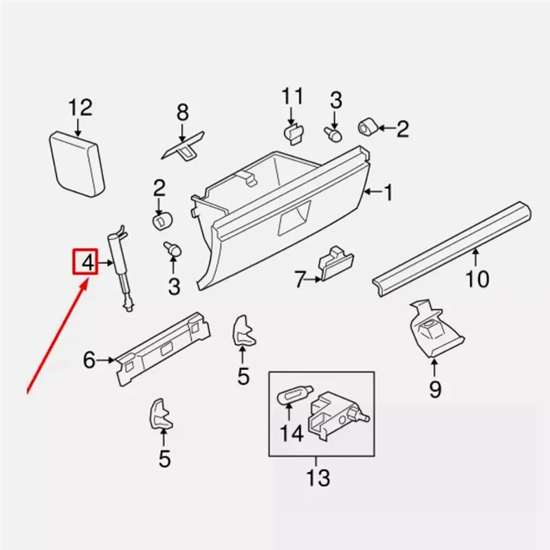 

LR039802 Car Front Hood Lift Shock Struts Black For Land Rover Freelander 2 2006-2014