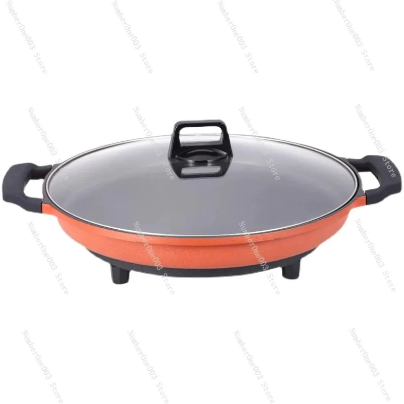 Large Electric Frying Pan Non-stick Barbecue Pan Household and Commercial Pancake Cooking Pan