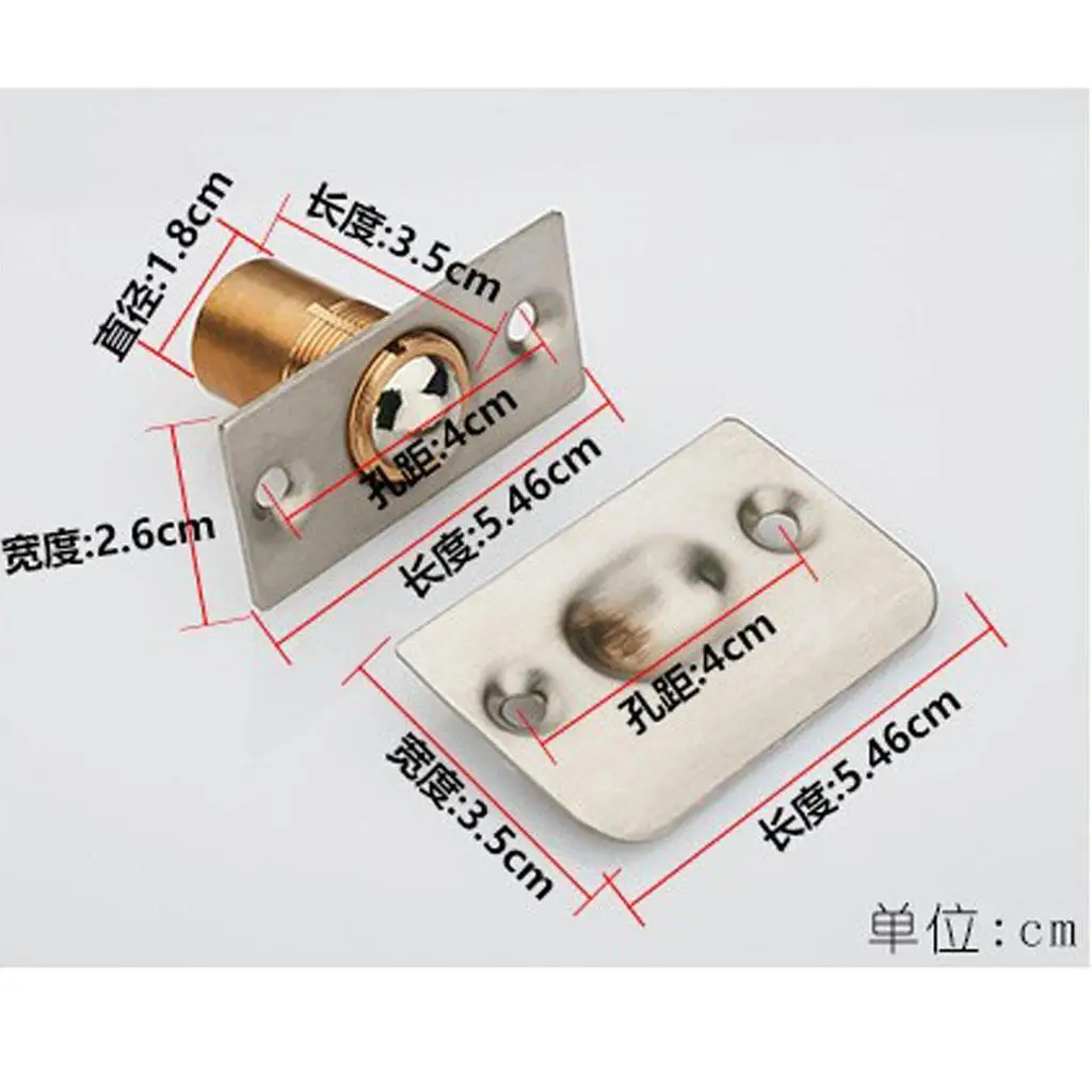 BALES Closet Room Door Adjustable Roller Ball Bearing Detent