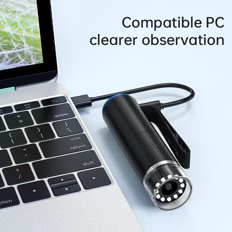 Wireless Digital Microscope 2MP 50X-1600X Magnification Portable Handheld USB Microscopes Coin Magnifier For iPhone Android