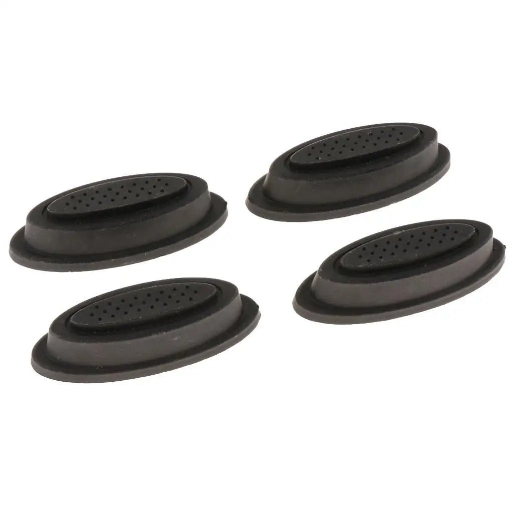 

2-4pack 4Piece Plastic Luggage Feet Pad Stud Door Stop Spike Floor Protector(S