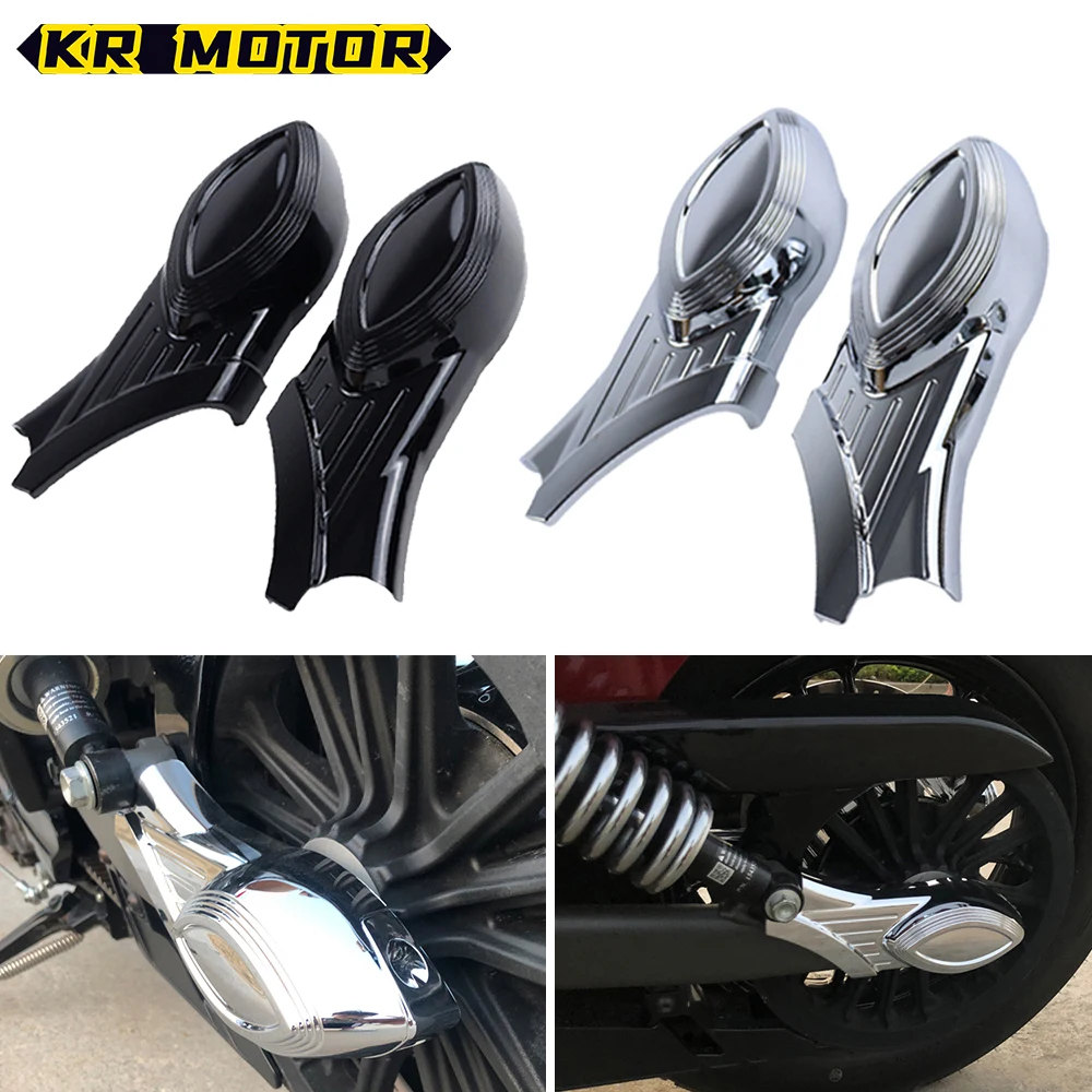 

Motorcycle Rear Swingarm Cover Axle Bolt Cover Decorative Sticker Trim Parts Accessories For Indian Scout Bobber Sixty 2015-2023