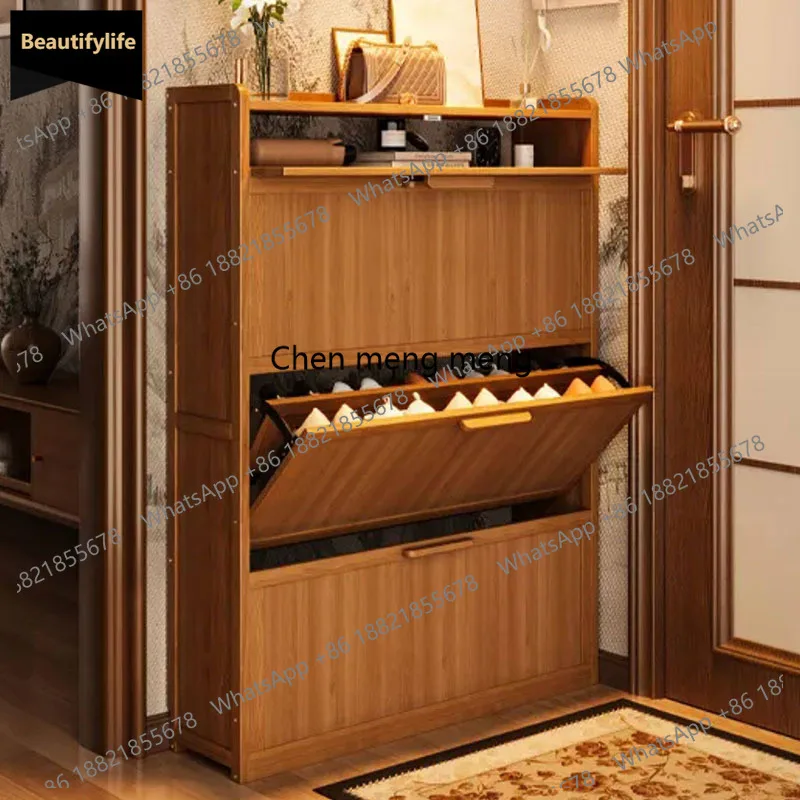 Entrance Hall Organizer Shoe Cabinet Slippers Storage Filing Cabinets Shoe Shelf Modern Designer