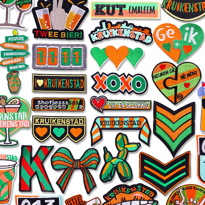 Parches bordados para planchar Kruikenstad Carnaval Países Bajos - imagen 2