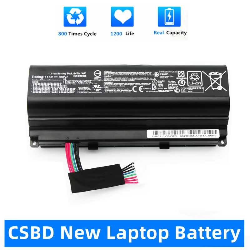 

CSBD New A42N1403 Battery for ASUS G751 G751JM G751JT G751JT-CH71 G751J-BHI7T25 G751JY GFX71JY GFX71JT A42LM93