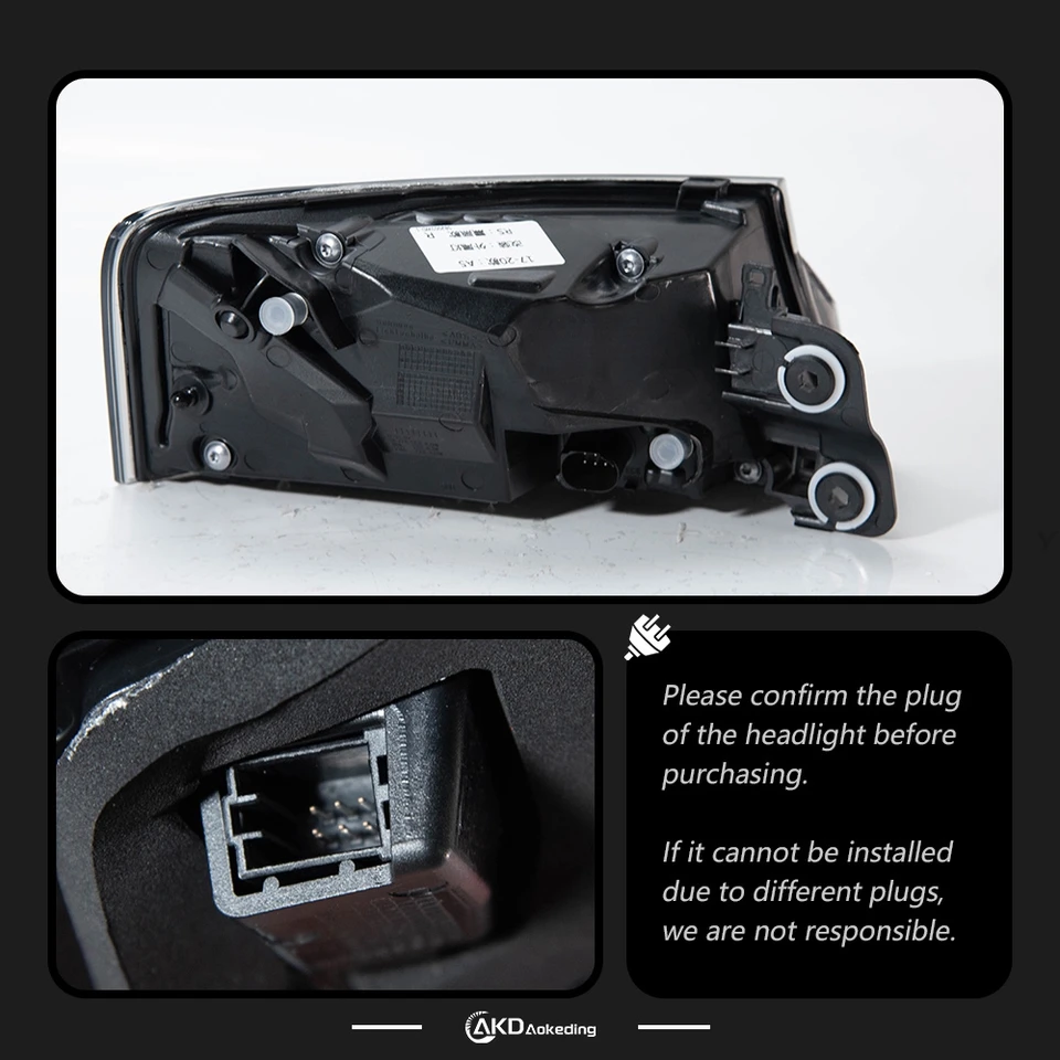 Audi A5 テールライトセット 8W6 052 100 A For Audi A5 08-16 Dark