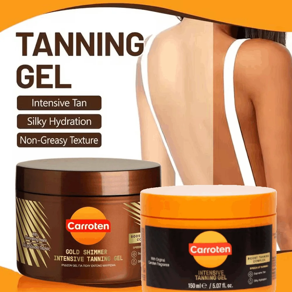 Loción Autobronceadora Natural CARROTEN de 150 ml, Rica en Ingredientes Hidratantes y Esencia para el Cuidado de la Piel, Realza la Melanina de la Piel