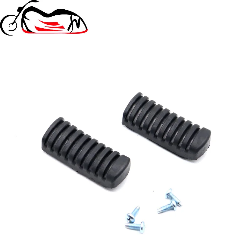 Front Footrest Foot Peg Rubber Cover For KAWASAKI NINJA 250R 400R 650 1000 ZRX 400/1100/1200/R ER6N ER-6F Motorcycle Accessories