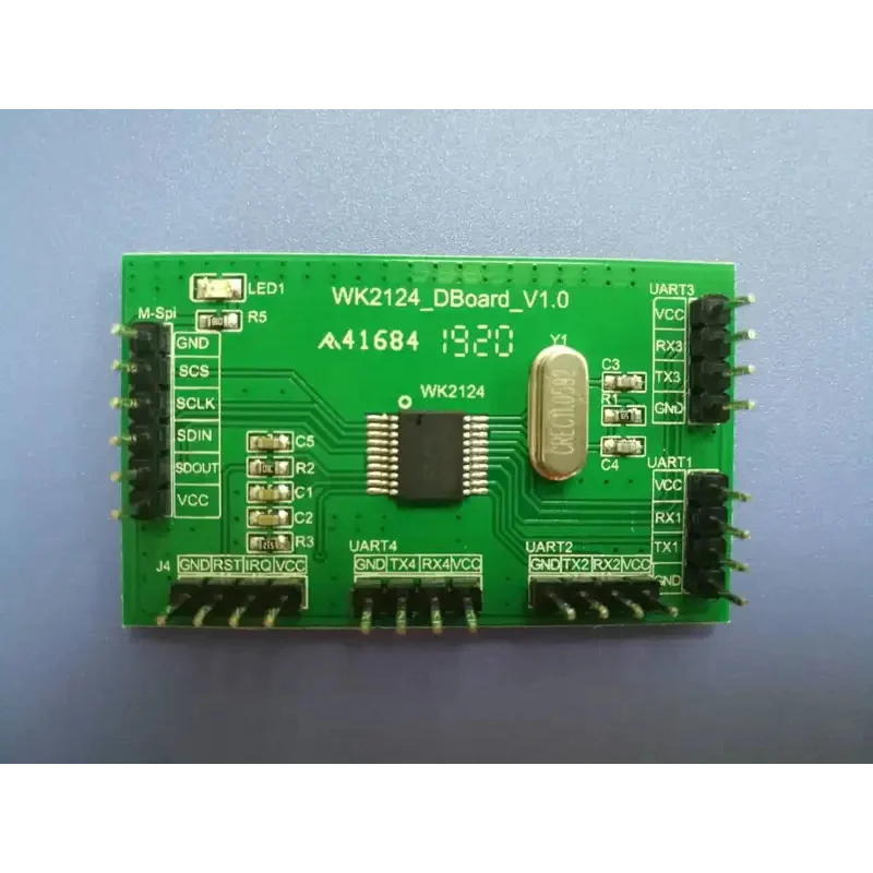WK2124 Development Board SPI Expansion 4 Serial Port DEMO
