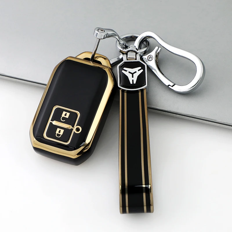 2Buttons TPU Car Key Case Holder for Suzuki Swift GXL Sport Katana Vitara Ignis Jimney XL7 Ertiga Accessories Keychain Key Cover