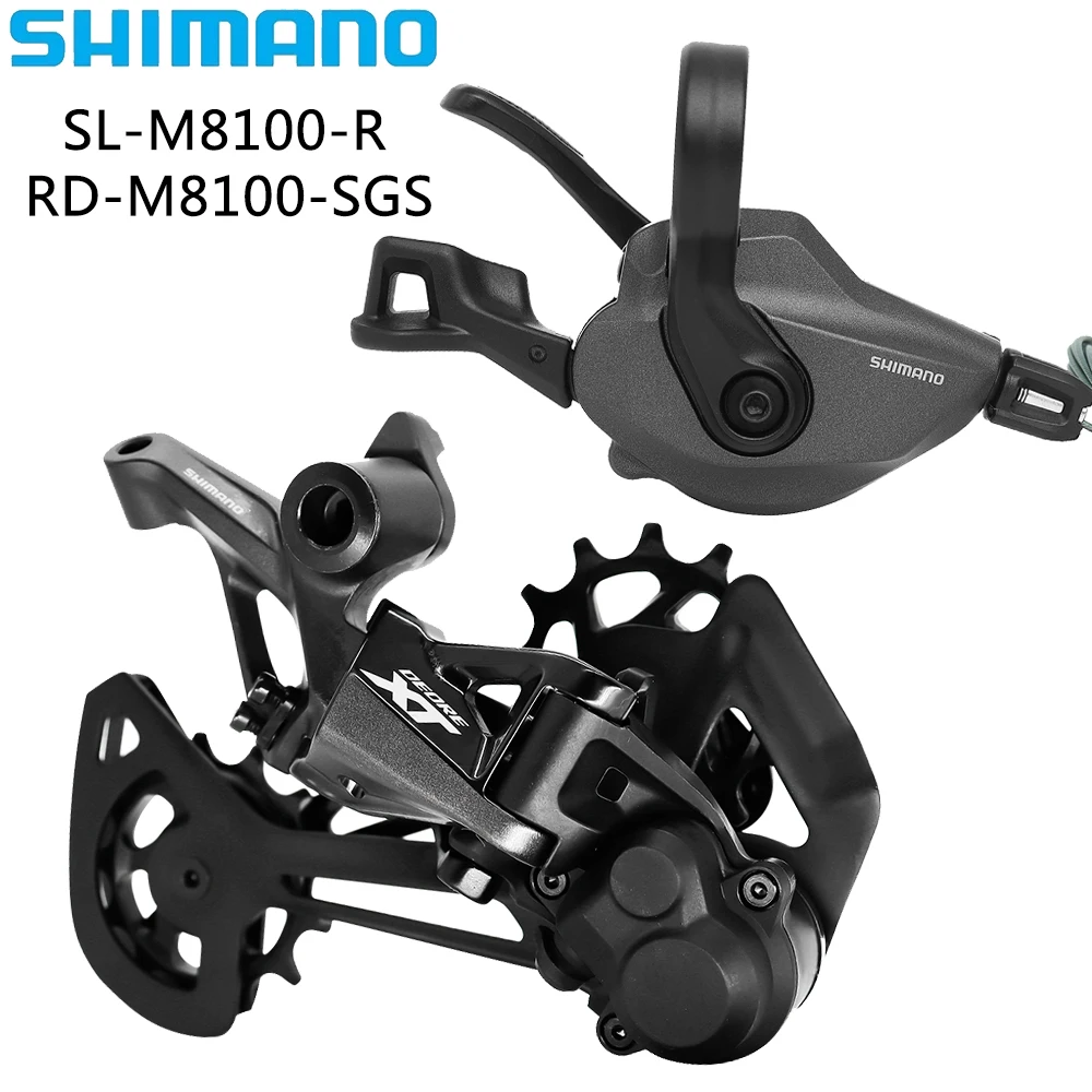 SHIMANO DEORE XT M8100 1x12 Speed Derailleur SL-M8100-R Right Shift Lever RD-M8100-SGS Rear Derailleur for MTB Bike