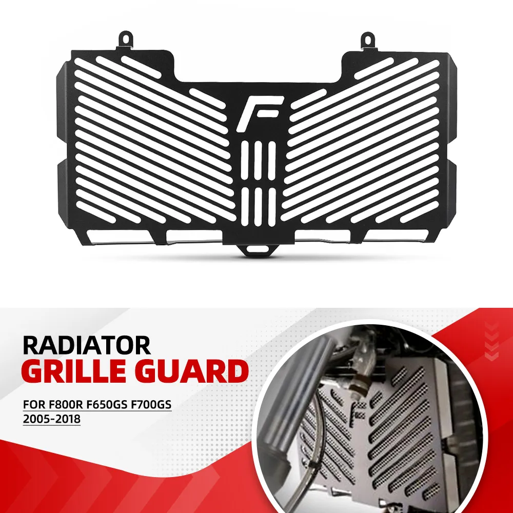 

Motorcycle Aluminum Radiator Grille Guard For BMW F800R F800 R F650GS F700GS F 650 GS Cover Protection 2005 2006 2007 2008-2018