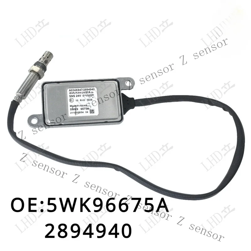 Z+ 1 Pc Nitrogen Oxide Nox Sensor 5WK96675A 2894940 For For Cummins Parts A034X847/