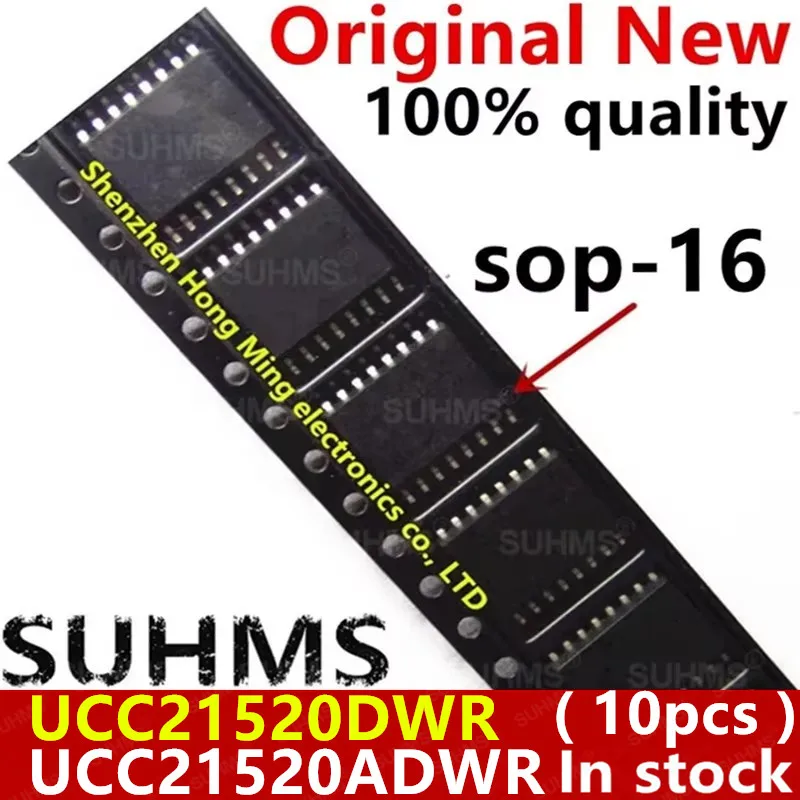 (10piece)100% New UCC21520 UCC21520A UCC21520DW UCC21520ADW UCC21520DWR UCC21520ADWR sop-16 Chipset