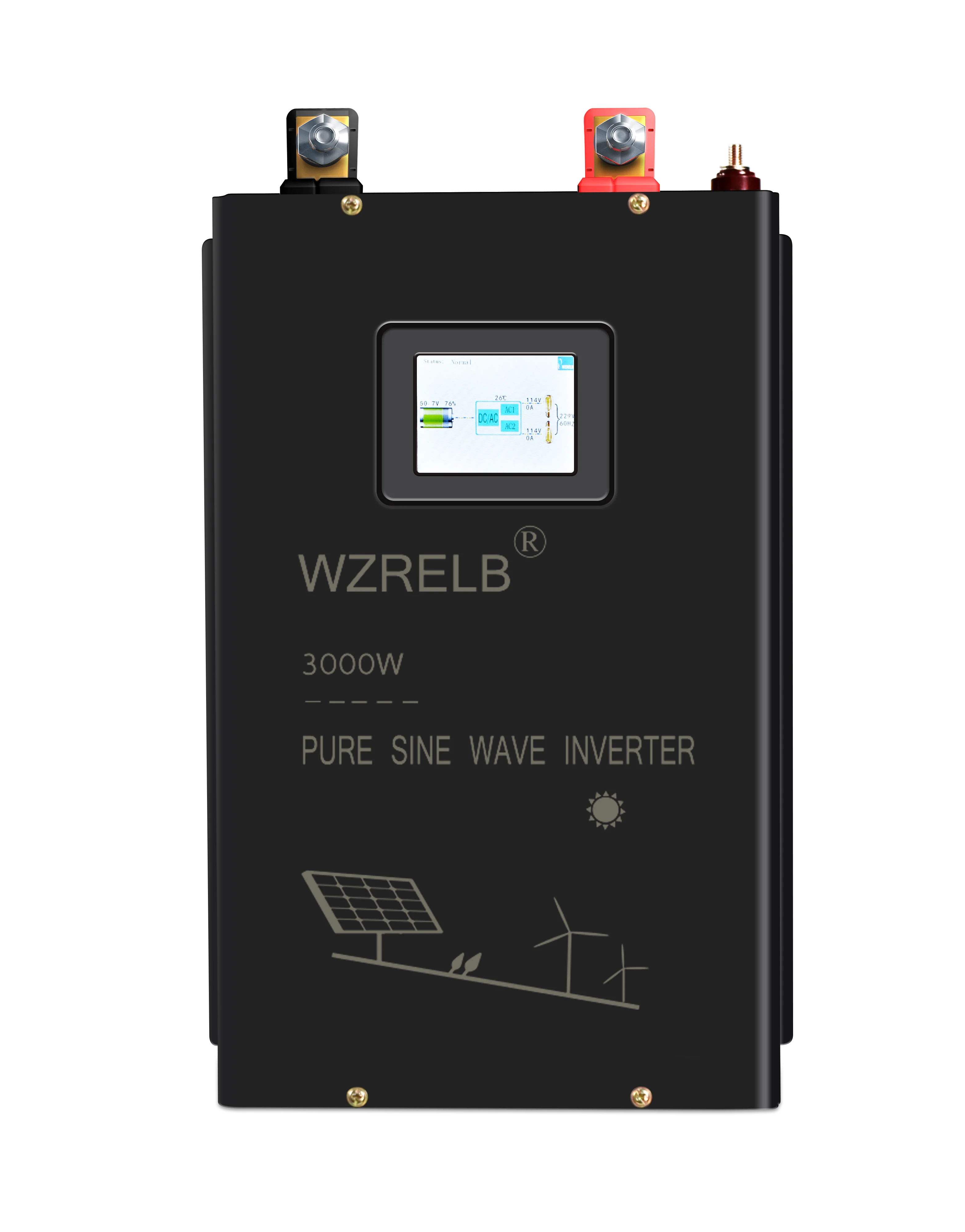 

Split-phase Pure Sine Wave Power Inverter 3000W 24V/48V DC to 110V/220V,120V/240V AC Converter Solar Wind Battery Generator