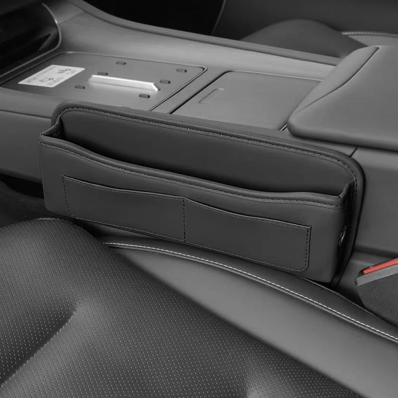 مقعد السيارة شق الفجوات صندوق تخزين مقعد المنظم الفجوة شق حشو حامل لمحفظة الهاتف السجائر شق جيب صندوق تخزين السيارة