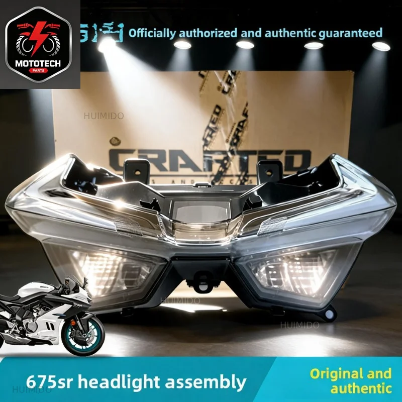 Applicable to Motorcycle Chunfeng 675SR Headlight Assembly Headlight 650-10 Daytime Light