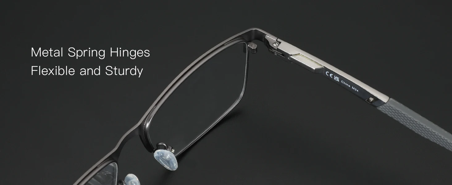 ZENOTTIC Quadratische Brille mit Carbonfaser-Rahmen für Herren, optische Brille ohne Sehstärke mit Blaulichtfilter für den Computergebrauch – Detail 5