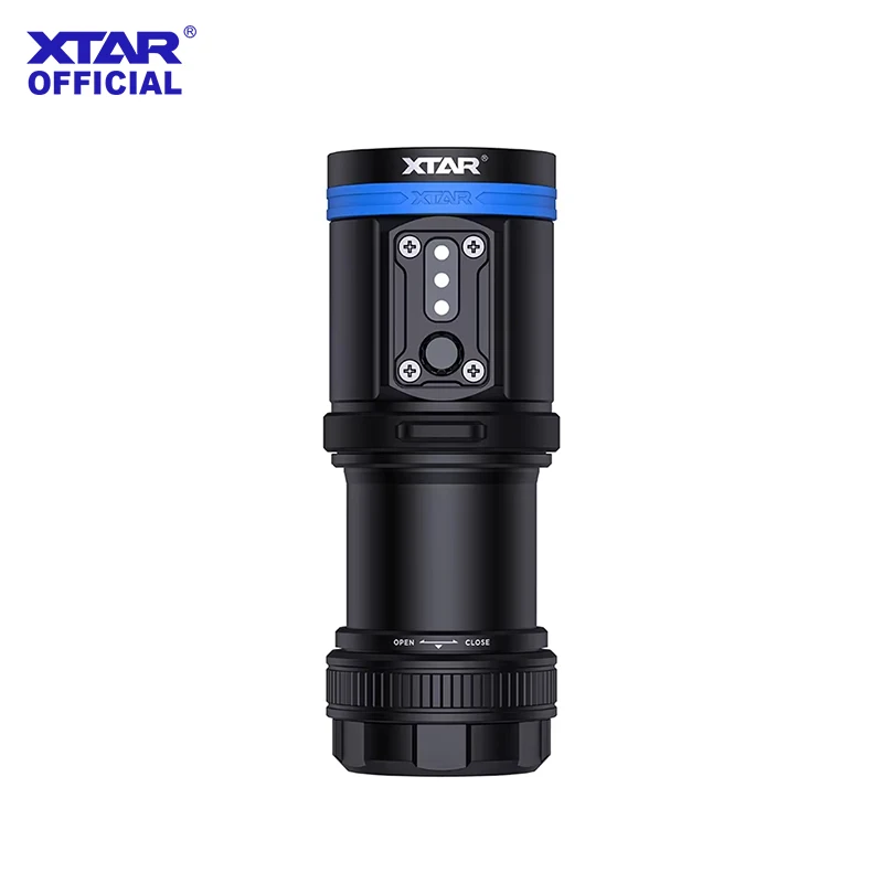 XTAR D30 4000 Diving Flashlight 4000LM Multi-Color White/Red/Blue/UV CRI 95+ 100m Waterproof for Underwater Video