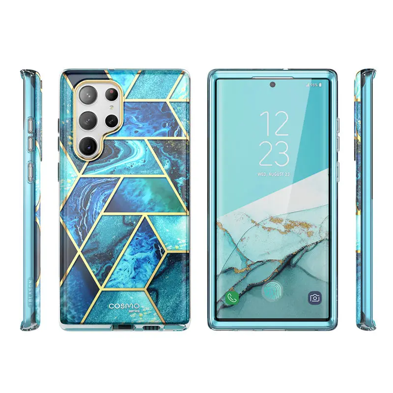 For Samsung Galaxy S23 Ultra Case 6.8“ (2023 Release) I-BLASON Cosmo Slim Stylish Protective Case with Built-in Screen Protector