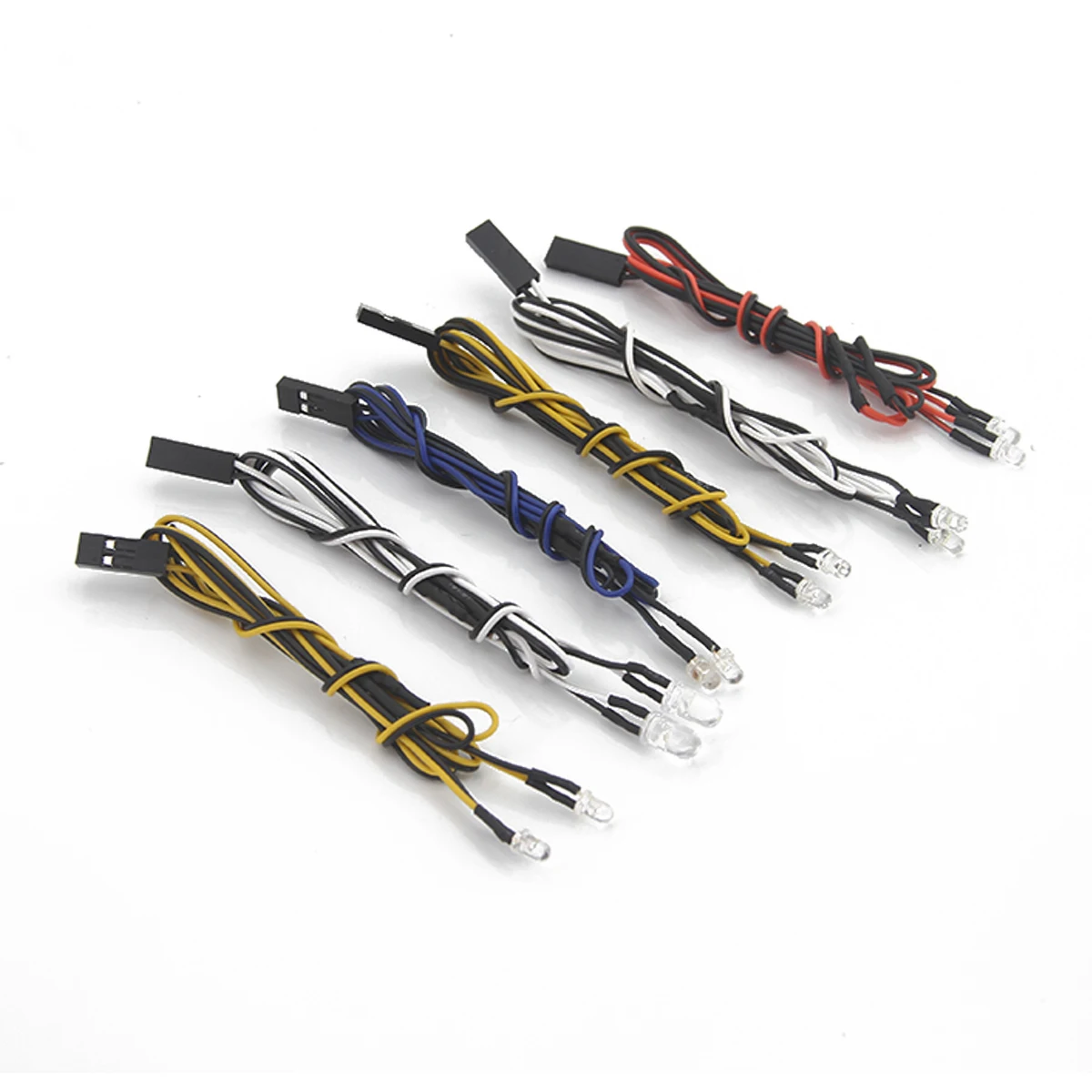 DUMBORC 12LED Light Kit 5mm 3mm Simulate Car Lamp Set for 1/8 1/10 RC Drift Truck On-road Car Tank TAMIYA 4WD Axial SCX10