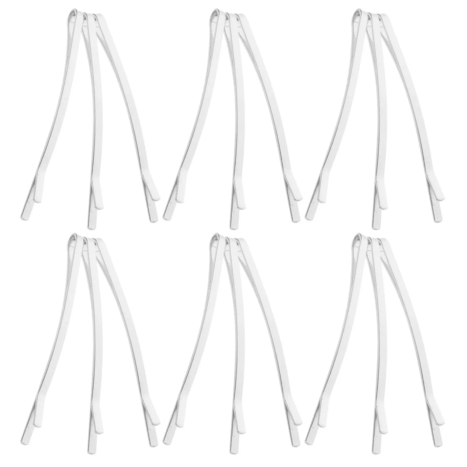 

100Pcs Metal Hair Clip Simple Bobby Pin Elegant Decorative Accessories for Wedding Party Daily Life (White) Metal Hair Clip