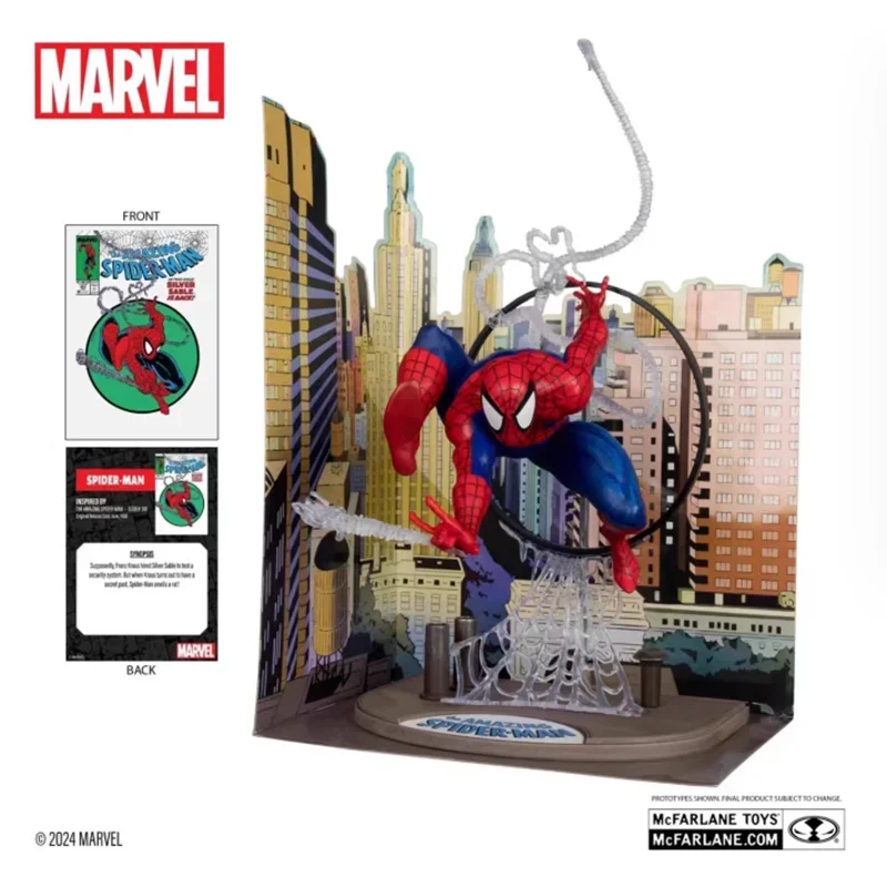 

McFarlane DC оригинальная аниме-фигурка Человек-паук, экшн-фигурка, игрушки для детей, подарок, Коллекционная модель, украшения