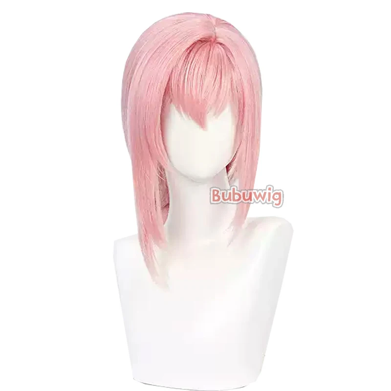 Bubuwig Synthetic Hair Tsukishiro Yanagi Cosplay Wigs Zenless Zone Zero Tsukishiro Yanagi 65cm Pink Braided Wig Heat Resistant