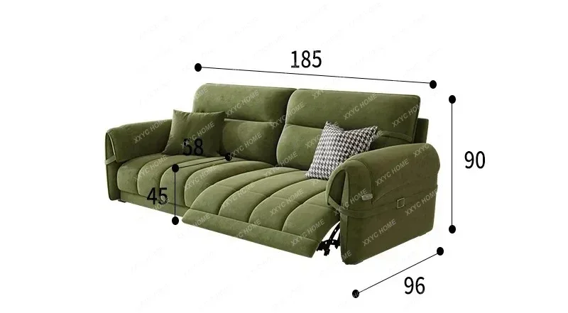 AAGreen European Living Room Sofa Design Extendable Floor Recliner Living Room Sofas Nordic Modern Divano Adhd Home Furniture