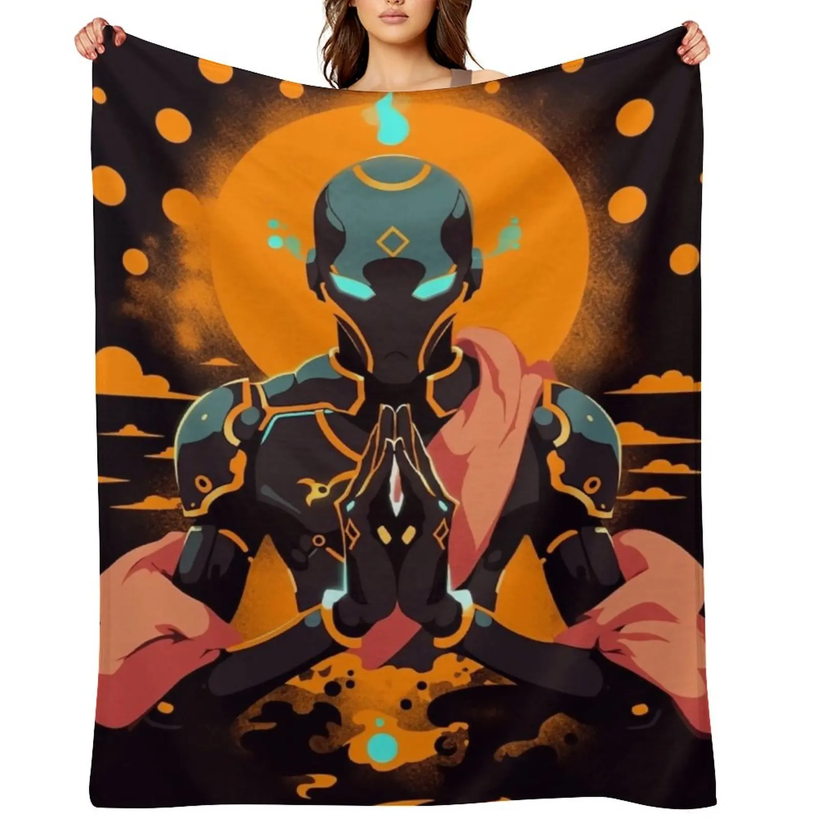 

Transendence Throw Blanket Moving warm winter Plaid on the sofa Camping Blankets