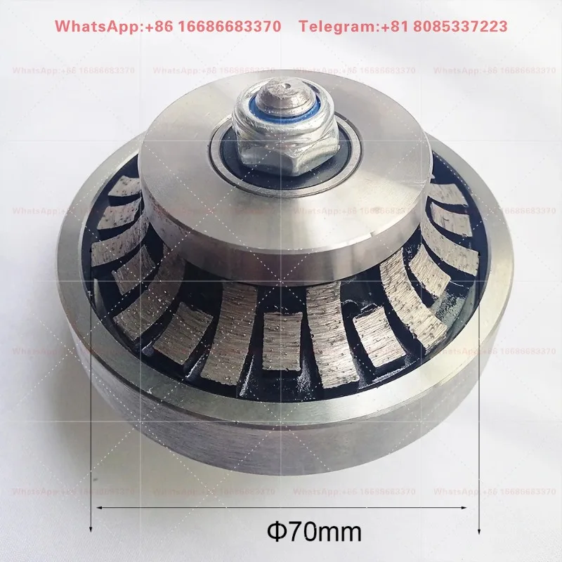 Diamond Profile Grinding Wheel Sintering Welding Segmented Metal Bond Demi Bullnose B10 For Granite Marble Edge Hand Router Bit
