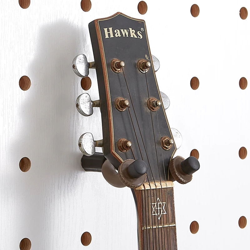 لوحة مثقوبة الغيتار جدار هوك ل Iwood آلة موسيقية تخزين شماعات Erhu القيثارة الكمان المنظم رف أجزاء عملية #1