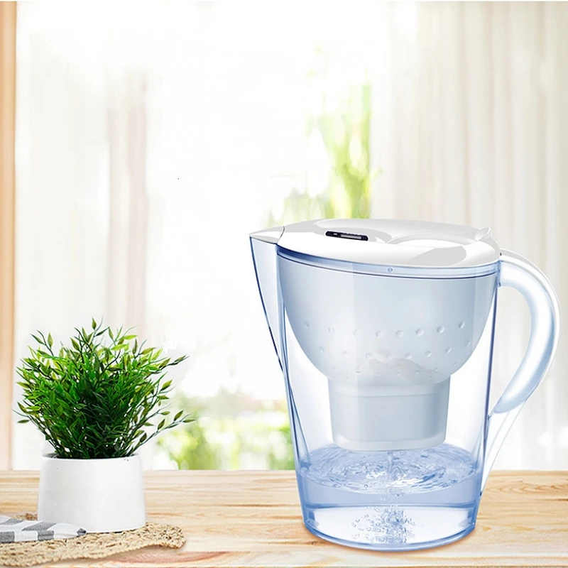 Бытовой фильтр-кастрюля 3,5 л, очиститель воды, чайник, фильтр-кастрюля, очистка воды с активированным углем, качество с фильтрующим устройством