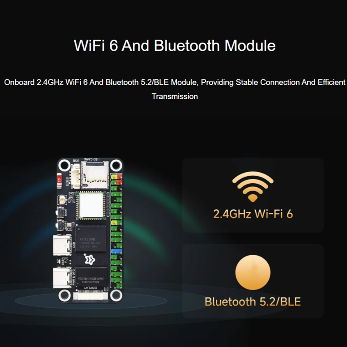 Scheda di sviluppo Mini Linux Zero W basata su chip RK3506B, integrata con braccio triplo-core -A7