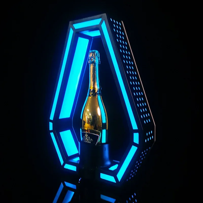 Rechargeable LED Champagne Wine Bottle Glorifier Display Stand VIP Presenter Service for Night Club Lounge Bar Party Decoration