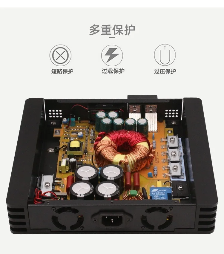 Car inverter 12v24v to 220V converter Household power transformer socket