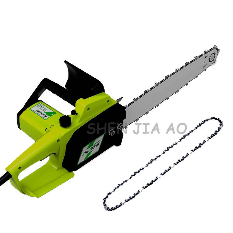 1pc Household high power multi-function chain saw woodworking logging electric saw portable handheld electric chain saw 220V