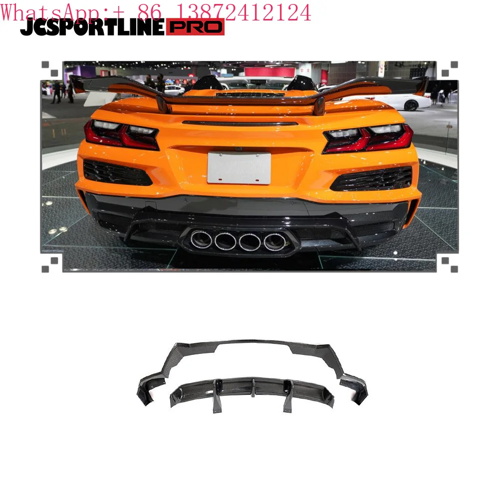 

CARBON FIBER REAR DIFFUSER for CHEVROLET CORVETTE C8 (Z06) 2023-2024