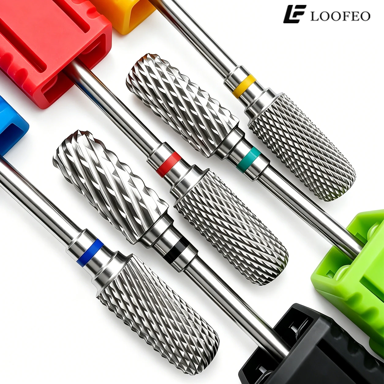 1pc Flat Top Barrel Stainless Steel Nail Drill Bit for E-File Milling Cutter For Manicure Pedicure Gel Acrylic Removal Burr Bits