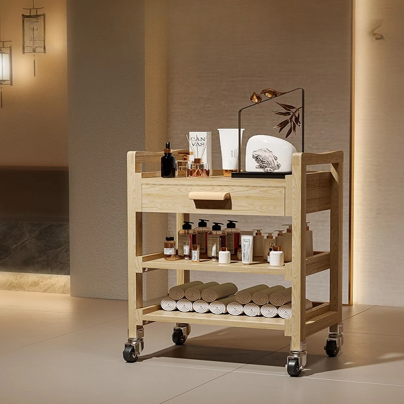 Manicure Ondersteuning Kar Trolley Hulpwielen Schoonheidssalon Kappersmeubelen Spa Organizer Apparatuur Kapper Rollers Station