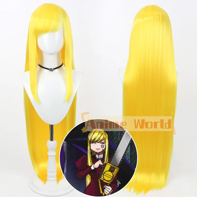 

Anime Mashle: Magic and Muscles Meliadoul Amy Cosplay Wig Yellow 100cm Synthetic Hair Heat Resistant Halloween Carnival Role