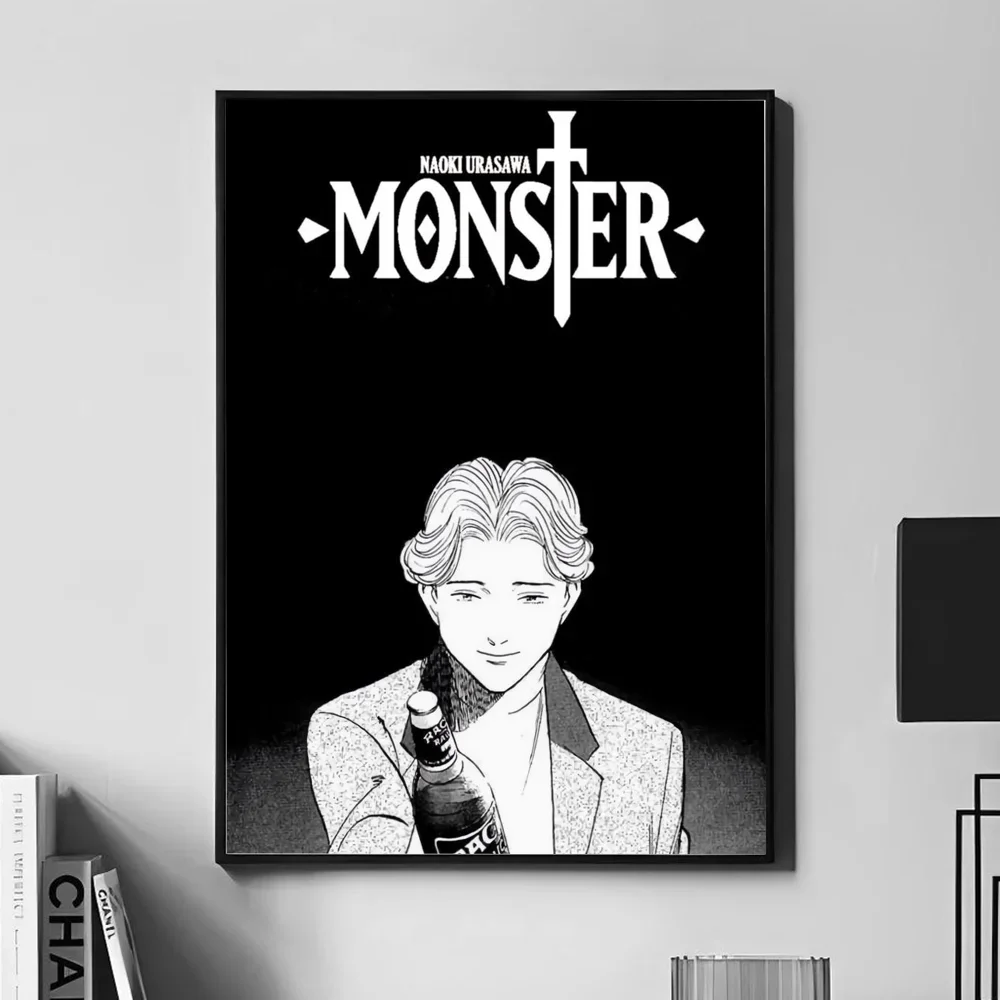 الوحش كاريكاتير أنيمي يوهان ليبرت ملصق جدار ديكور فني للمنزل غرفة ديكور اللوحة الرقمية غرفة المعيشة مطعم المطبخ الفن