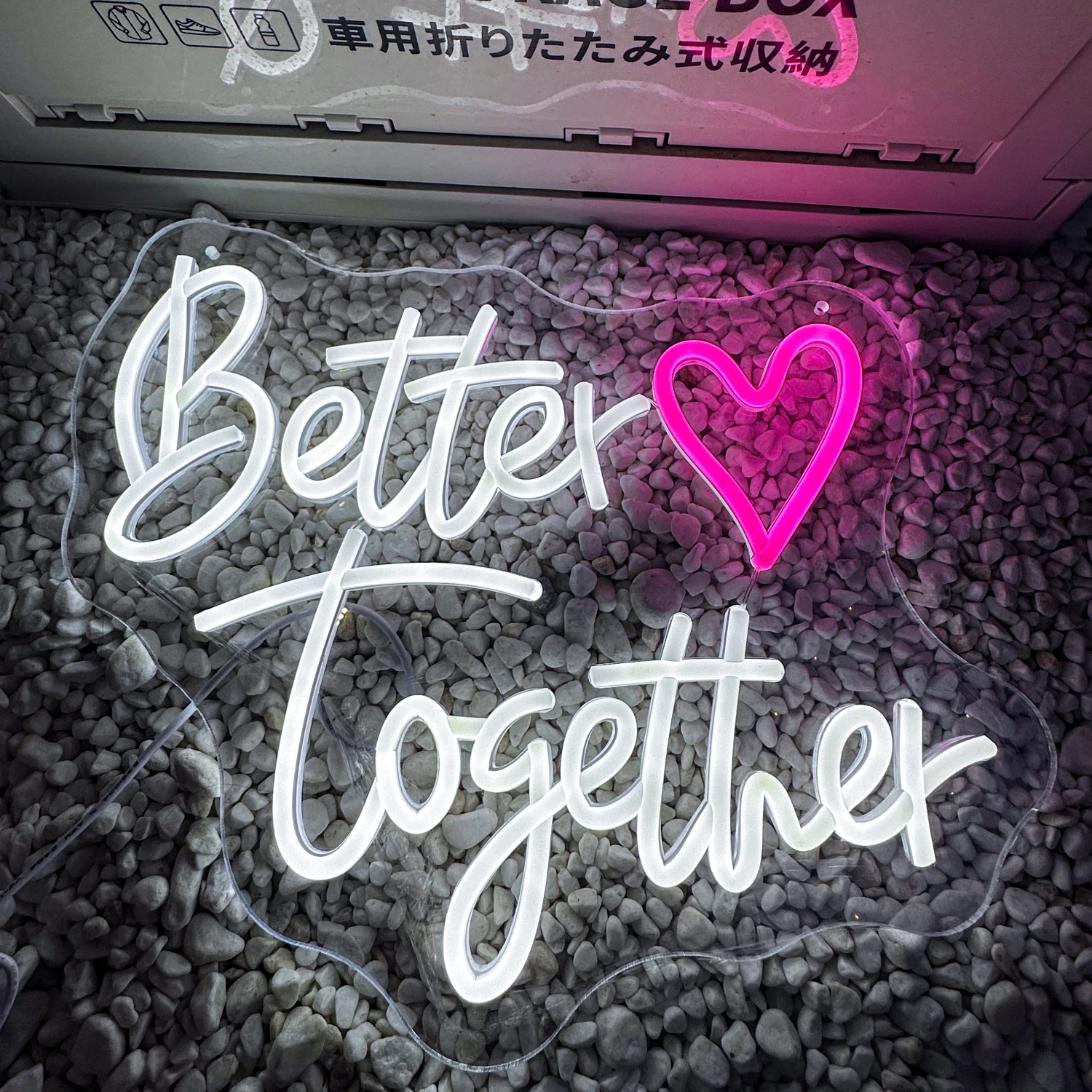 Better Together Neon Sign Wedding Wall Decor LED Light Aesthetic Room Bedroom Home Art Anniversary Wedding neon sign Gift light