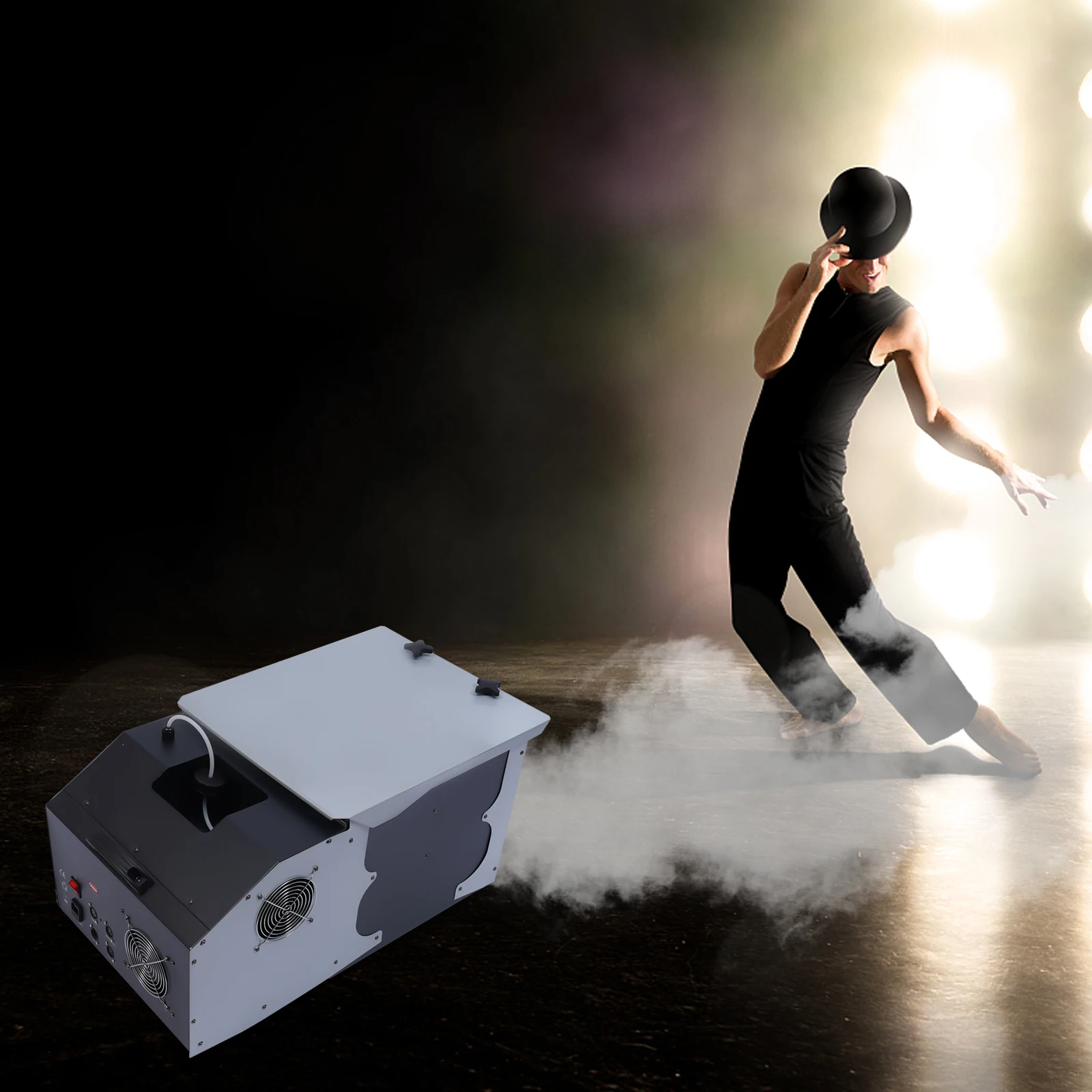 

1500W Two Control Modes Low-lying Fog Machine with Remote Control for Large Stage Performances, Parties, Celebrations, Bars