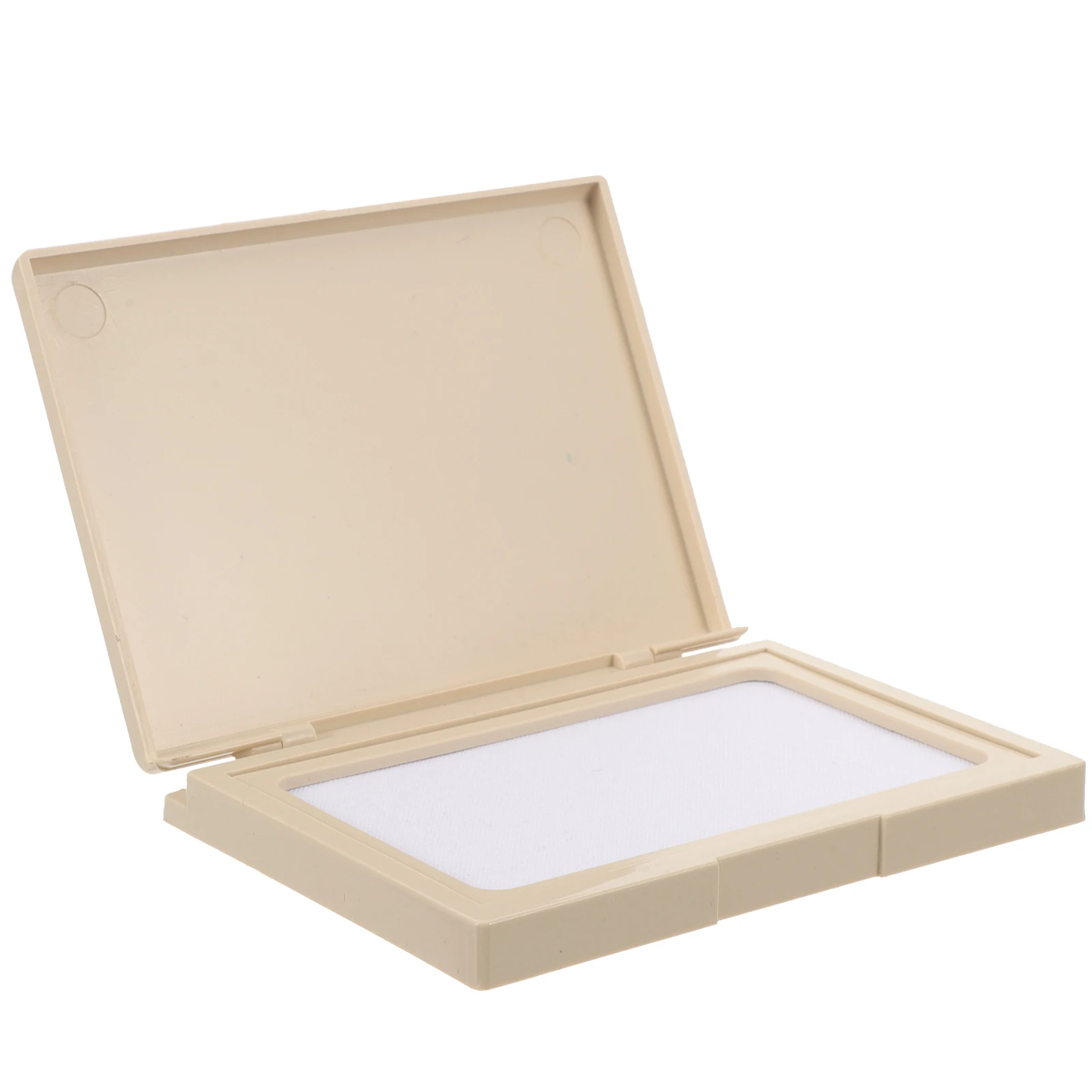 Blank DIY Ink Pad for Fingerprints Handprints Reusable Washable Stamp Pad for Office Craft Projects Scrapbooking Making Archival