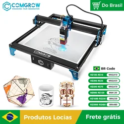 COMGROW COMGO Z1 grabador láser CNC máquina de grabado de corte láser de alta precisión enrutador de madera CNC 400*400mm impresora de logotipos de madera