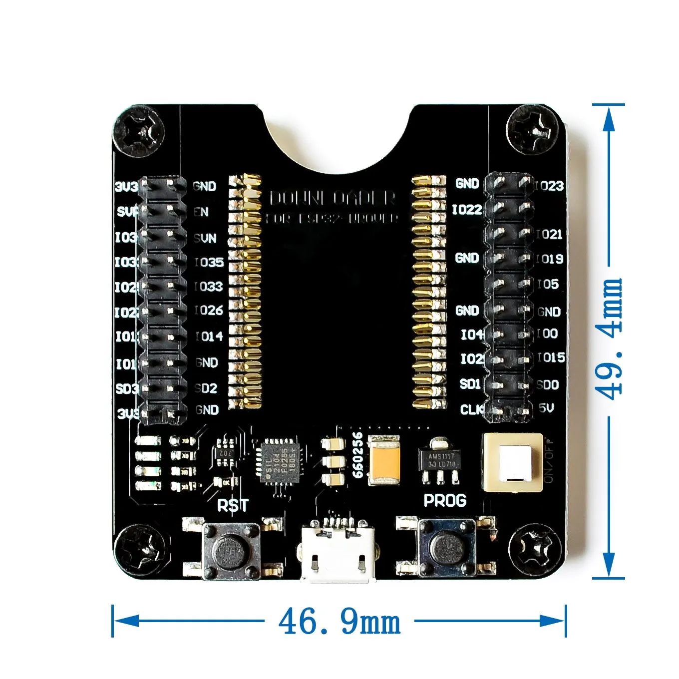 ESP8266 ESP-WROOM-32 ESP32-WROVER scheda di sviluppo programmatore di Test presa Downloader per ESP-01 ESP-12F ESP-07S ESP-12S ESP32