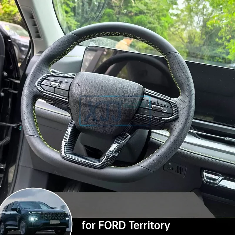 

Carbon Fiber ABS Interior Overlay Covers for Ford TERRITORY 2025 2026 Accessories Upgrade Inner Decoration Parts Protector
