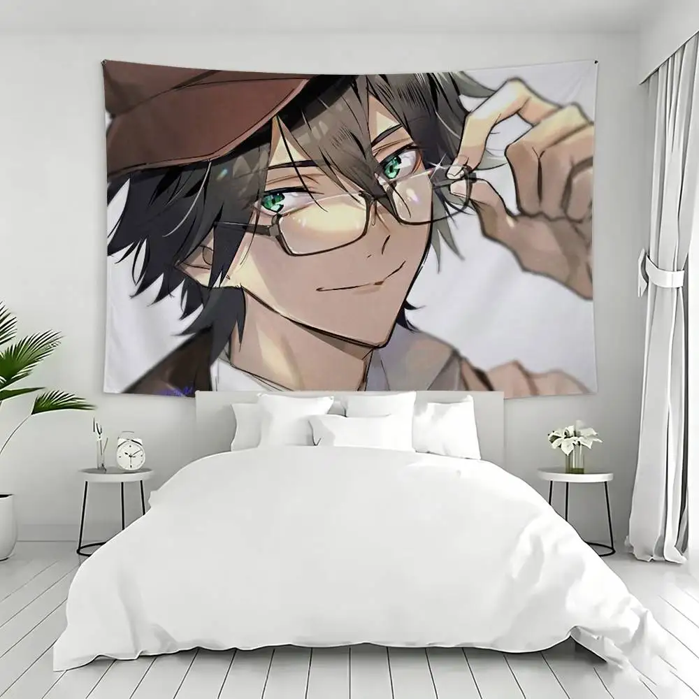 Bungo S-Stray R-Ranpo Edogawa Flag Outdoor Decorations for Bedrooms Home Decor Items Decoration Banners